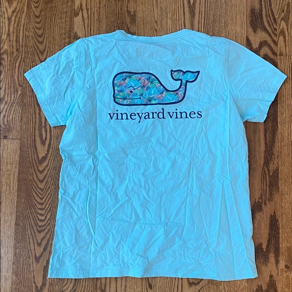 Womens Vinyard Vines short sleeves black lightweight graphic tee swordfish L - Picture 4 of 6